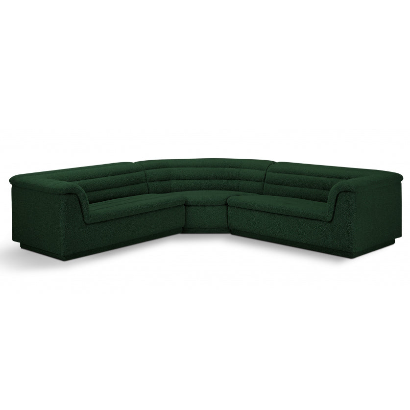 Cascade Boucle Fabric Sectional