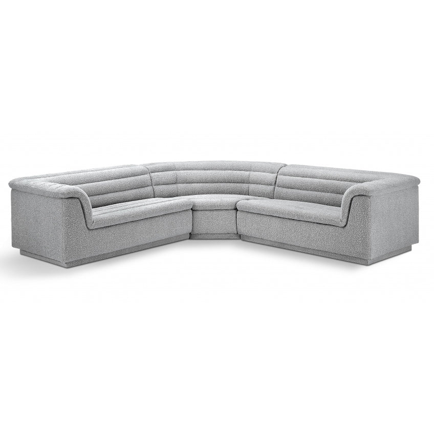 Cascade Boucle Fabric Sectional