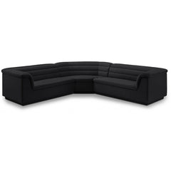 Cascade Velvet Fabric Sectional