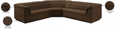 Cascade Velvet Fabric Sectional