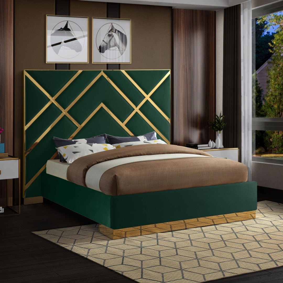 Vector Velvet King Bed