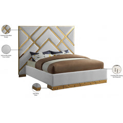 Vector Faux Leather Bed