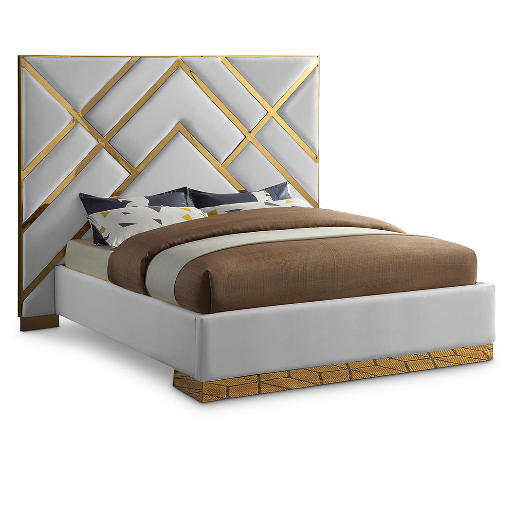 Vector Faux Leather Bed