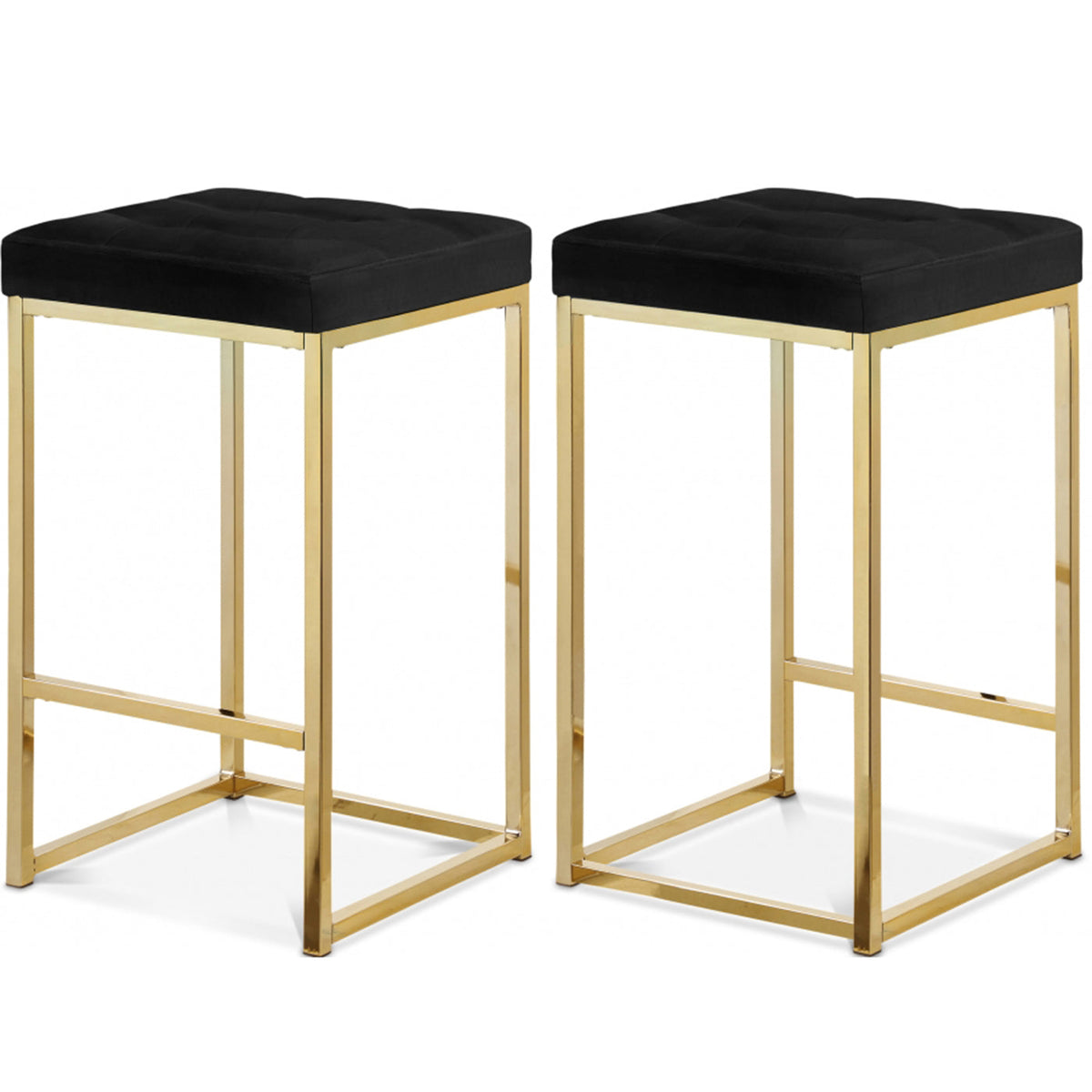 Nicola Velvet Counter Stool