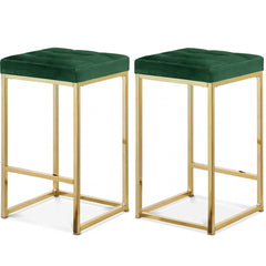 Nicola Velvet Counter Stool