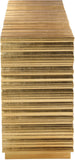 Golda Gold Leaf Sideboard Buffet - Glamorous Hand-Carved Starburst Design for Contemporary Dining Room
