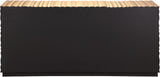Golda Gold Leaf Sideboard Buffet - Glamorous Hand-Carved Starburst Design for Contemporary Dining Room
