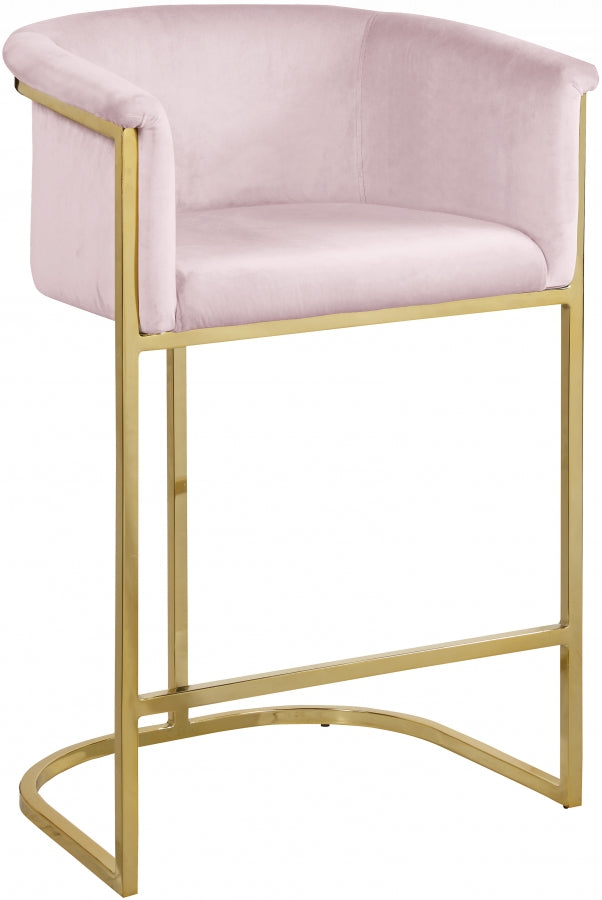 Donatella Velvet Counter Stool