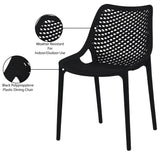 Mykonos Contemporary Outdoor Patio Dining Chair Set - Durable, Weather Resistant, Stylish Design