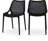 Mykonos Contemporary Outdoor Patio Dining Chair Set - Durable, Weather Resistant, Stylish Design