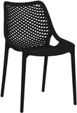 Mykonos Contemporary Outdoor Patio Dining Chair Set - Durable, Weather Resistant, Stylish Design