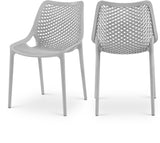 Mykonos Contemporary Outdoor Patio Dining Chair Set - Durable, Weather Resistant, Stylish Design