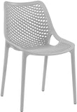 Mykonos Contemporary Outdoor Patio Dining Chair Set - Durable, Weather Resistant, Stylish Design