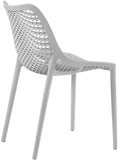 Mykonos Contemporary Outdoor Patio Dining Chair Set - Durable, Weather Resistant, Stylish Design