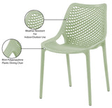Mykonos Contemporary Outdoor Patio Dining Chair Set - Durable, Weather Resistant, Stylish Design