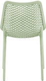 Mykonos Contemporary Outdoor Patio Dining Chair Set - Durable, Weather Resistant, Stylish Design