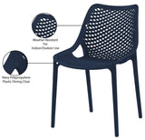 Mykonos Contemporary Outdoor Patio Dining Chair Set - Durable, Weather Resistant, Stylish Design