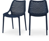 Mykonos Contemporary Outdoor Patio Dining Chair Set - Durable, Weather Resistant, Stylish Design