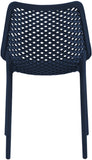Mykonos Contemporary Outdoor Patio Dining Chair Set - Durable, Weather Resistant, Stylish Design