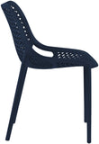 Mykonos Contemporary Outdoor Patio Dining Chair Set - Durable, Weather Resistant, Stylish Design