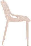 Mykonos Contemporary Outdoor Patio Dining Chair Set - Durable, Weather Resistant, Stylish Design