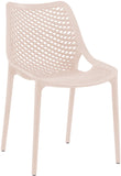 Mykonos Contemporary Outdoor Patio Dining Chair Set - Durable, Weather Resistant, Stylish Design