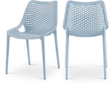 Mykonos Contemporary Outdoor Patio Dining Chair Set - Durable, Weather Resistant, Stylish Design