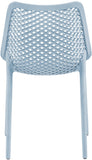 Mykonos Contemporary Outdoor Patio Dining Chair Set - Durable, Weather Resistant, Stylish Design