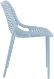 Mykonos Contemporary Outdoor Patio Dining Chair Set - Durable, Weather Resistant, Stylish Design