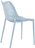 Mykonos Contemporary Outdoor Patio Dining Chair Set - Durable, Weather Resistant, Stylish Design