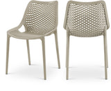 Mykonos Contemporary Outdoor Patio Dining Chair Set - Durable, Weather Resistant, Stylish Design