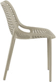 Mykonos Contemporary Outdoor Patio Dining Chair Set - Durable, Weather Resistant, Stylish Design