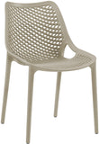 Mykonos Contemporary Outdoor Patio Dining Chair Set - Durable, Weather Resistant, Stylish Design