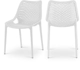 Mykonos Contemporary Outdoor Patio Dining Chair Set - Durable, Weather Resistant, Stylish Design