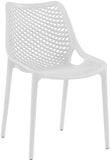 Mykonos Contemporary Outdoor Patio Dining Chair Set - Durable, Weather Resistant, Stylish Design