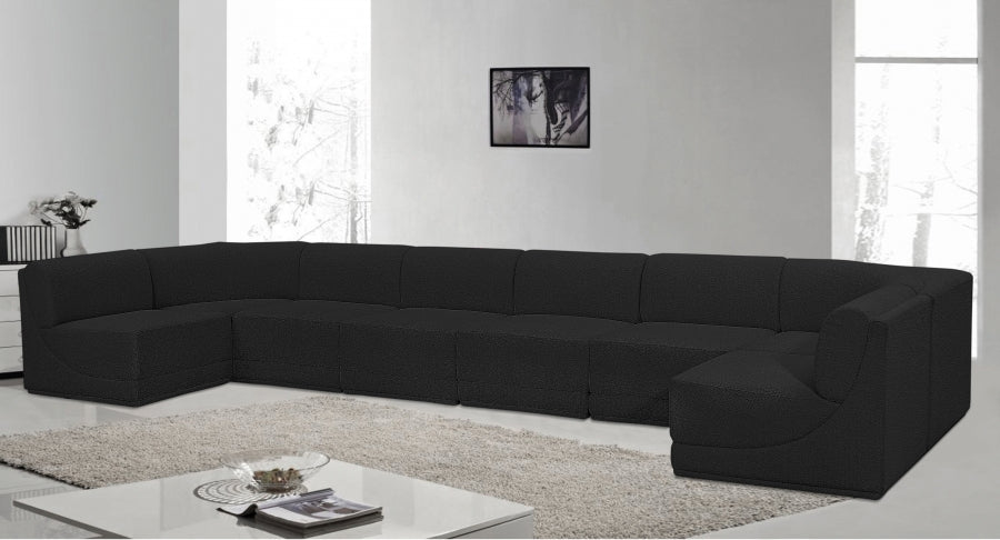 Ollie Boucle Fabric Sectional