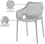 Mykonos Contemporary Outdoor Patio Dining Chair Set - Durable, Weather Resistant, Stylish Design