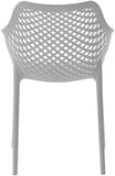 Mykonos Contemporary Outdoor Patio Dining Chair Set - Durable, Weather Resistant, Stylish Design