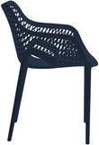 Mykonos Contemporary Outdoor Patio Dining Chair Set - Durable, Weather Resistant, Stylish Design