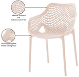 Mykonos Contemporary Outdoor Patio Dining Chair Set - Durable, Weather Resistant, Stylish Design