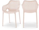 Mykonos Contemporary Outdoor Patio Dining Chair Set - Durable, Weather Resistant, Stylish Design