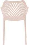 Mykonos Contemporary Outdoor Patio Dining Chair Set - Durable, Weather Resistant, Stylish Design