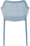 Mykonos Contemporary Outdoor Patio Dining Chair Set - Durable, Weather Resistant, Stylish Design