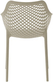 Mykonos Contemporary Outdoor Patio Dining Chair Set - Durable, Weather Resistant, Stylish Design