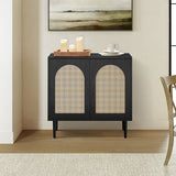 Norbert 32" Tall+2-Door Accent Cabinet