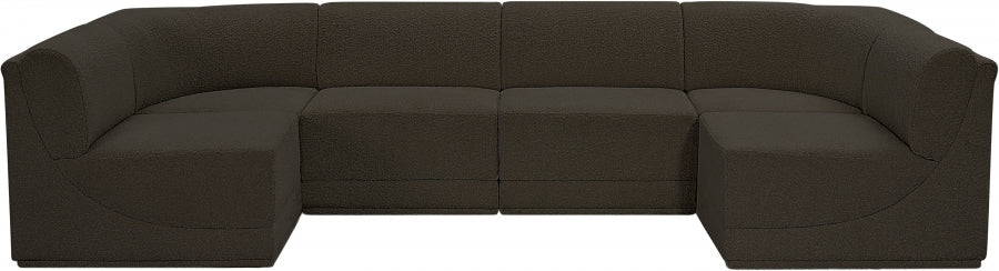 Ollie Boucle Fabric Sectional