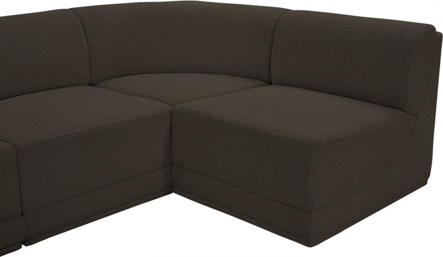 Ollie Boucle Fabric Sectional