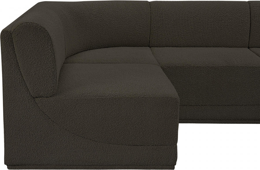 Ollie Boucle Fabric Sectional