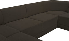 Ollie Boucle Fabric Sectional