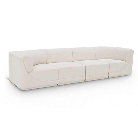 Ollie Boucle Fabric Sofa